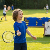 Junior sports t-shirt made of polyester, available in five sizes