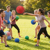 Colourful Rubber Dodgeballs for School and Garden Play