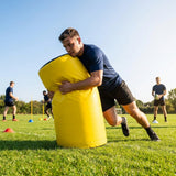 Yellow AFL tackle bag with 600GSM PVC for training