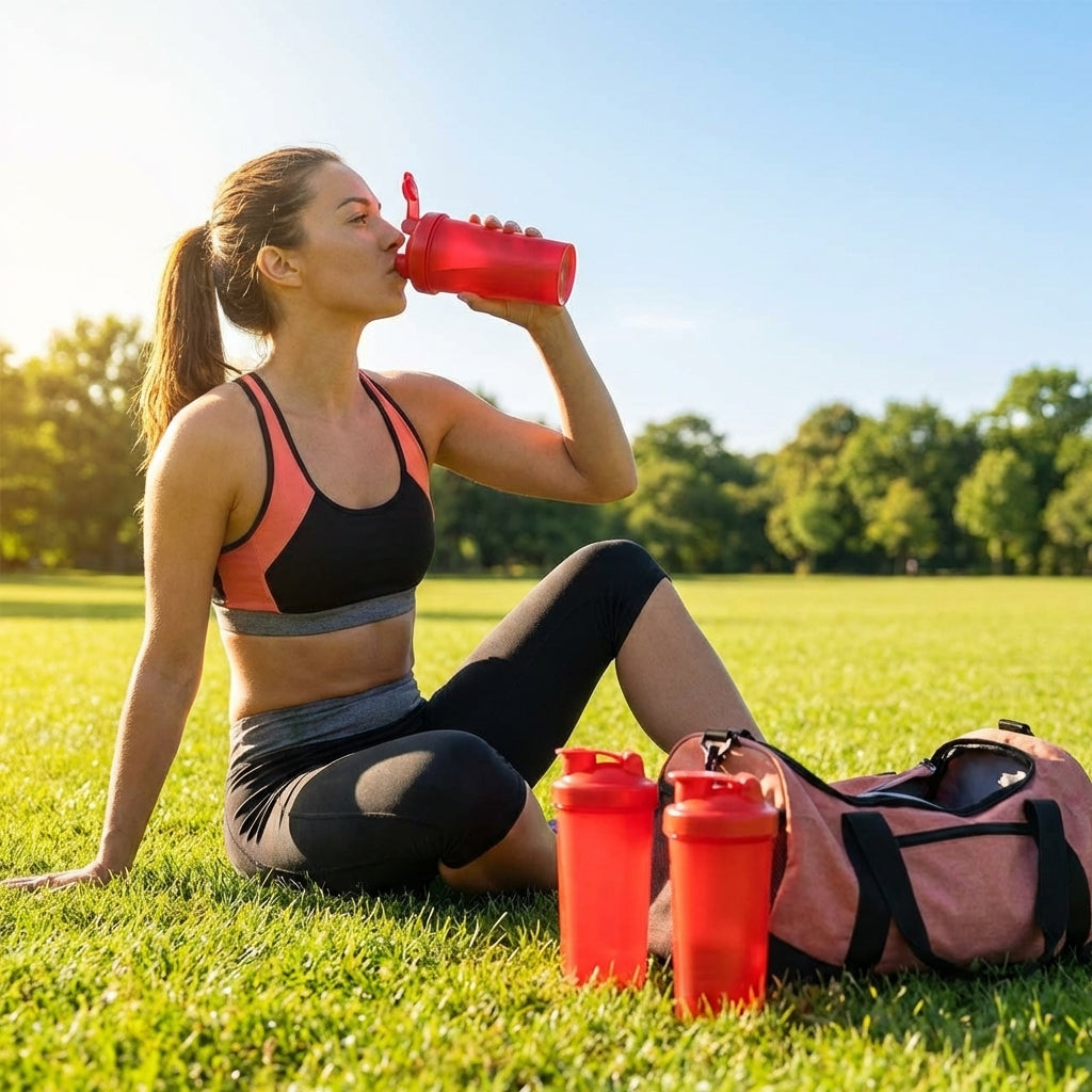 700ml protein shaker bottle in various colours