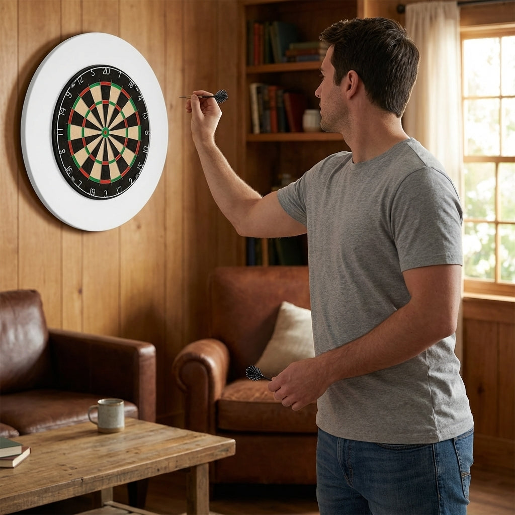 Dartboard surround made of EVA foam available in multiple colours