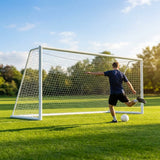 16 x 7ft Aluminium Freestanding Football Goal for Youth Matches
