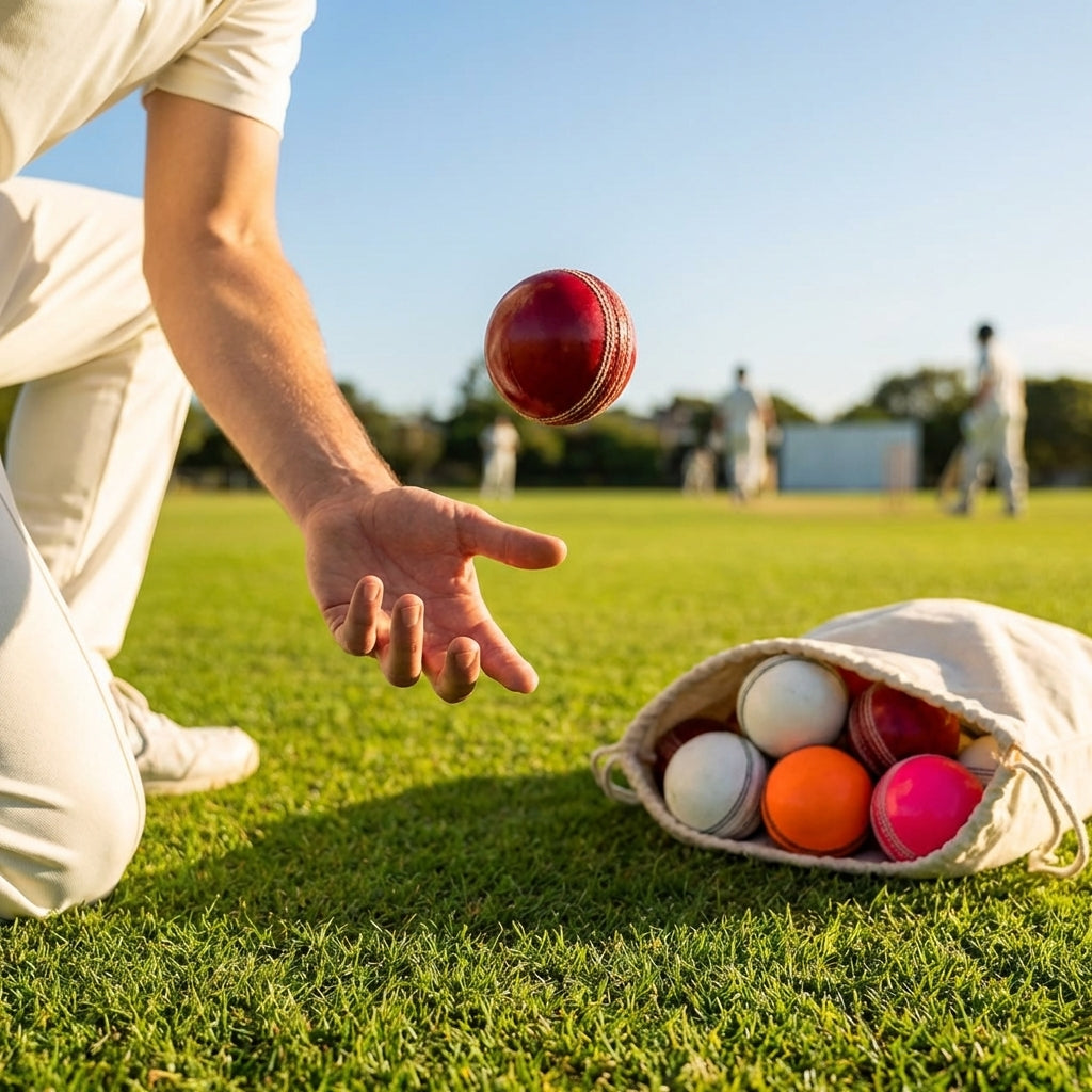 Cricket Ball in cowhide leather for professional matches