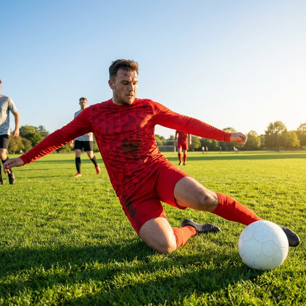 Men’s Long Sleeve Football Shirt featuring geometric design