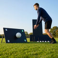Interactive rebound boards for football training with advanced features