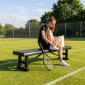 Tennis Court Bench in Aluminium for Sports Facilities