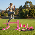 Agility Training Cone Hurdle Set in Fluorescent Colours