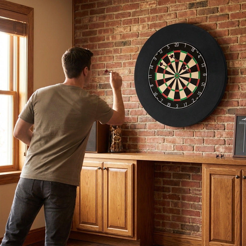 Professional dartboard made from Brazilian Sisal