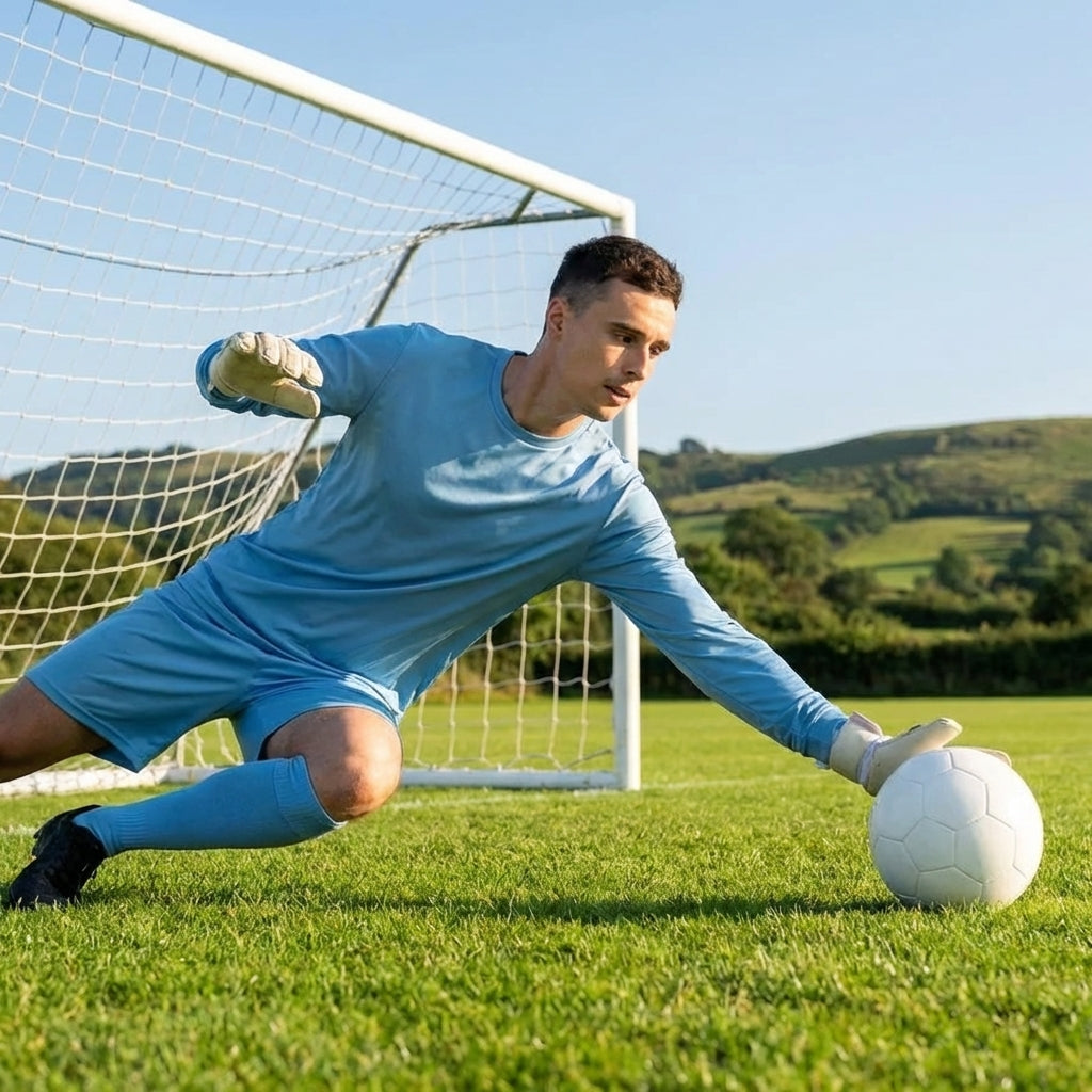 Men's long-sleeve goalkeeper shirt in various colours, football gear
