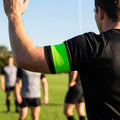 Rugby captains armband in various colours made from nylon elastic