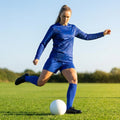 Women's Football Kit with Long Sleeve Shirt and Shorts