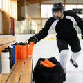 Ice hockey water bottle, 750ml BPA-free plastic