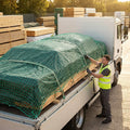 Heavy duty truck net made from 3mm twine for secure cargo transport
