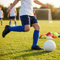 Football socks in various sizes and colours for players
