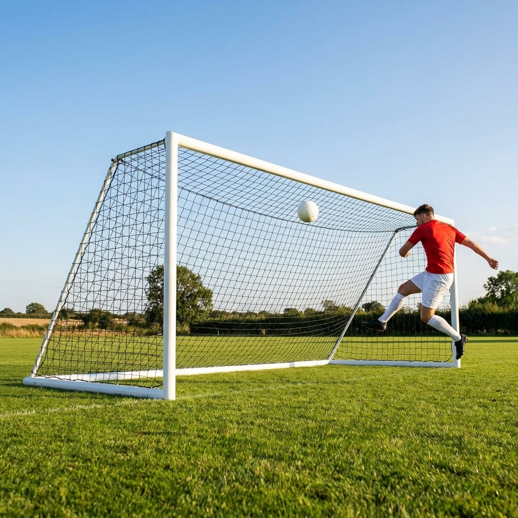 16x6ft aluminium football goal for youth matches