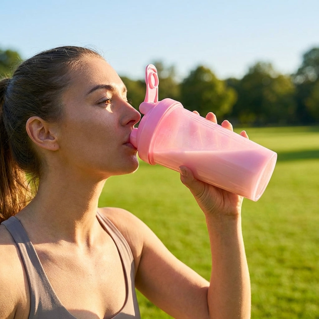 700ml protein shaker bottle in various colours