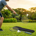 Badminton Racket Set with shuttlecocks and carry bag for club and school use