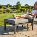 Grey Ottoman Footrests for Garden and Patio