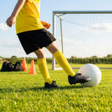 Football socks available in various sizes and vibrant colours