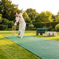Portable Cricket Pitch Mat in Green for Indoor/Outdoor Use