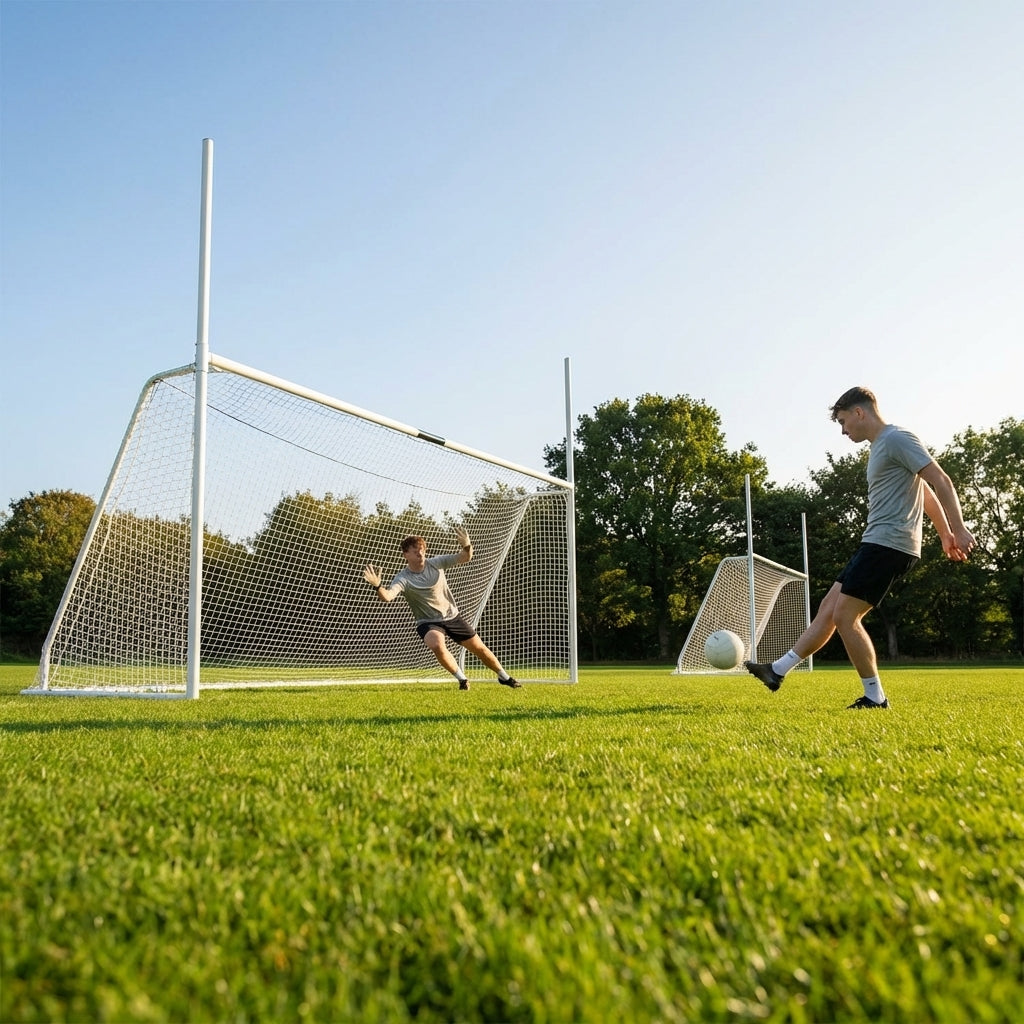 Freestanding Gaelic and Hurling Goal with Aluminium Frame