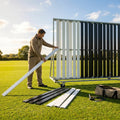 Replacement sight screen slats for cricket, available in white and black/white