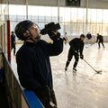 Ice hockey water bottle, 750ml BPA-free plastic