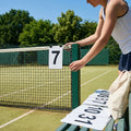 A4 PVC number plates for sports pitches and courts
