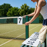 A4 PVC number plates for sports pitches and courts