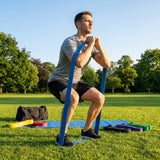 Multi-colour resistance bands made from natural latex for gym and home use