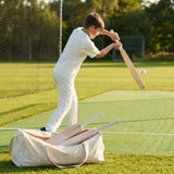 Cricket training bat crafted from Kashmir Willow, available in three sizes