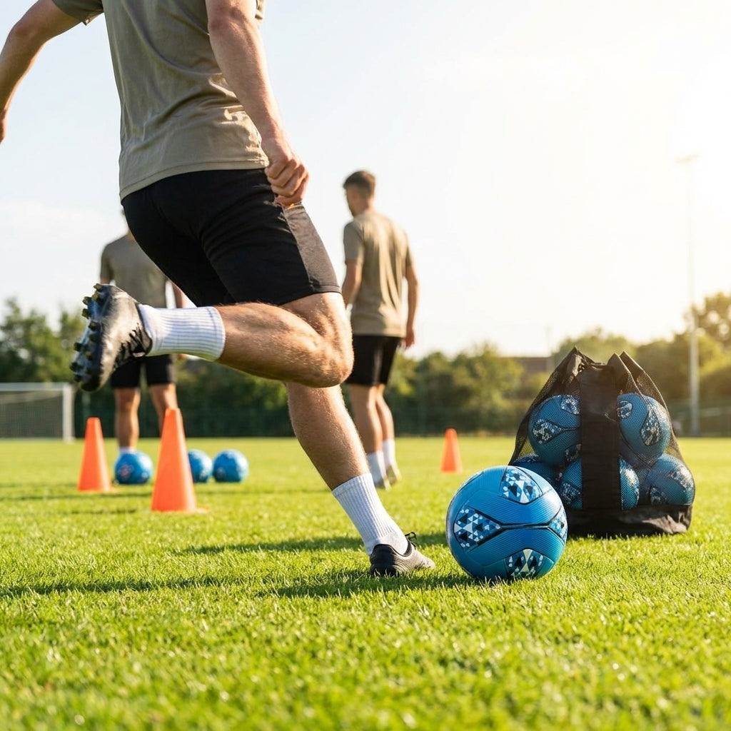 Multi-colour football designed for training and matches