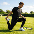Men's tracksuit bottoms in polyester for sports