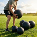 Medicine Balls of varying weights for gym and home fitness