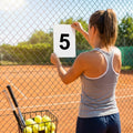 A4 PVC number plates for sports pitches and courts