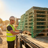 Brick netting for industrial use, available in various sizes