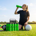 750ml sports water bottle in multiple colours, BPA-free plastic