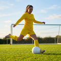 Women's Football Kit with Long Sleeve Shirt and Shorts