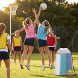 Vibrant netball bibs made of polyester mesh for schools and clubs