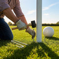 Steel U-Peg Goal Anchors 18in for Outdoor Football Pitches