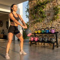 Neoprene kettlebells in various weights and colours for home and gym use