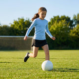 Junior girls' base layer long sleeve top in various colours