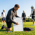 Double-sided coaching board with aluminium frame and accessories