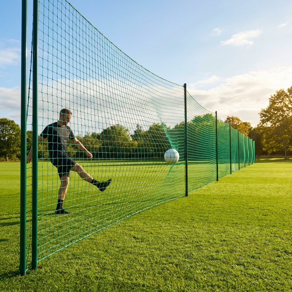 Ball Stop Net System with Aluminium Posts for Sports Venues
