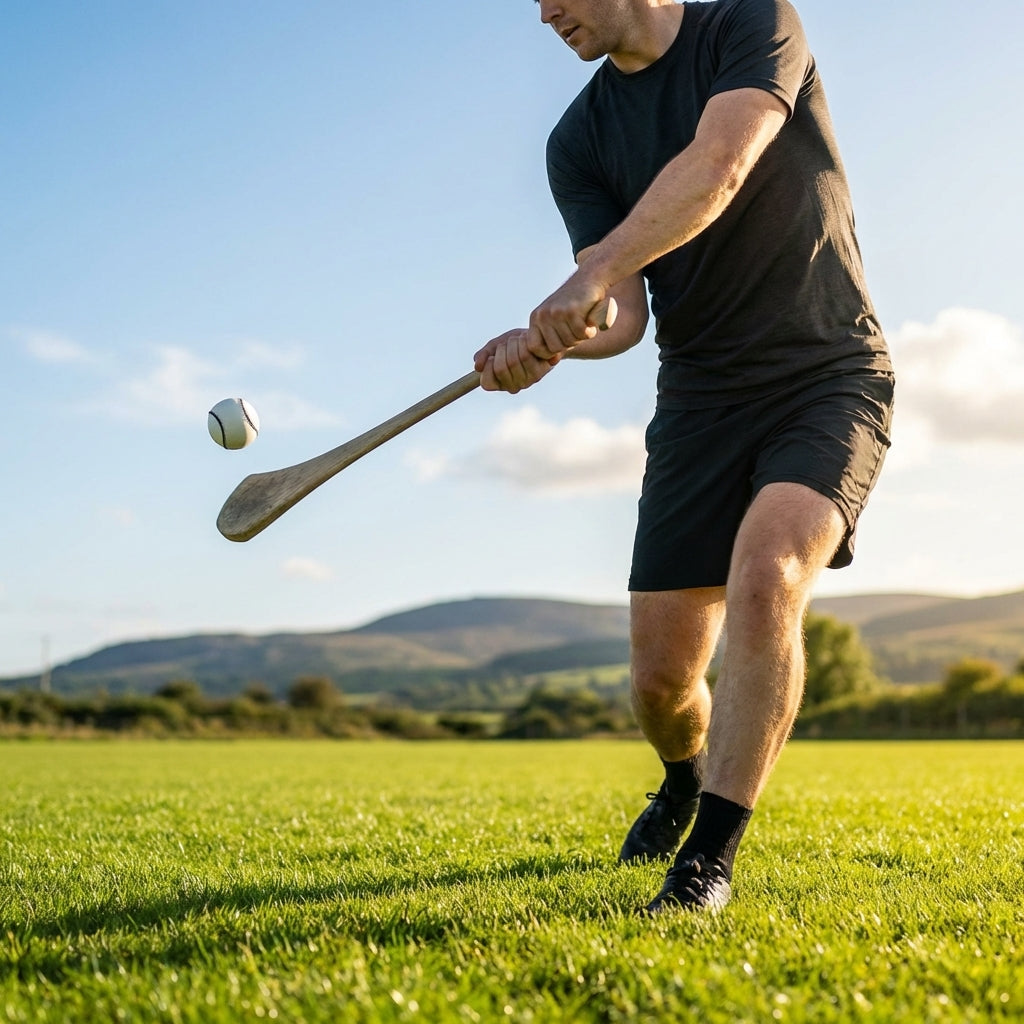 White and Fluro Hurling Training Balls with 2 Ply PU Construction