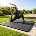 Rubber gym flooring mats available in various colours and thicknesses