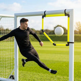 Football Goal Corner Target made of fluorescent yellow PVC