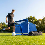 Aluminium Folding Football Goal in various sizes and colours, ideal for training and matches