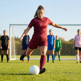 Women's Football Kit with Geometric Print Jersey