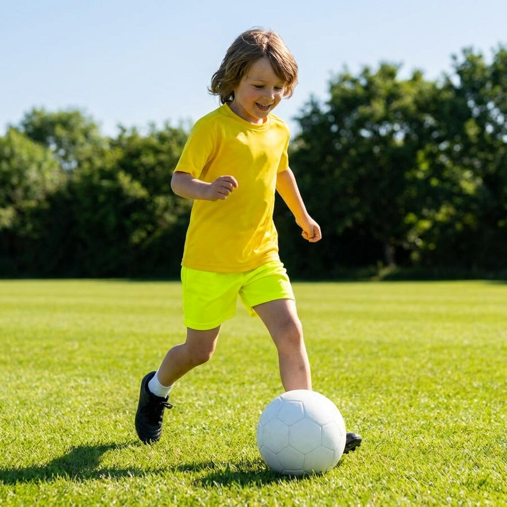 Kids' Football Shorts in vibrant colours for youth teams